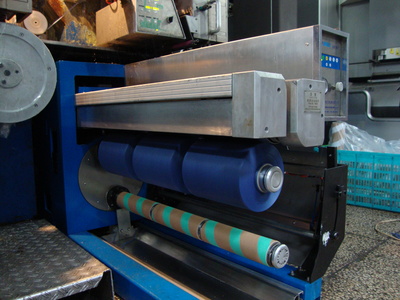 Take-up winder for BCF spinning